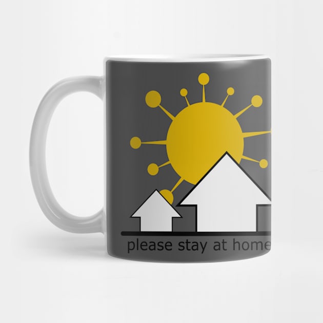 please stay at home by ADD T-Shirt